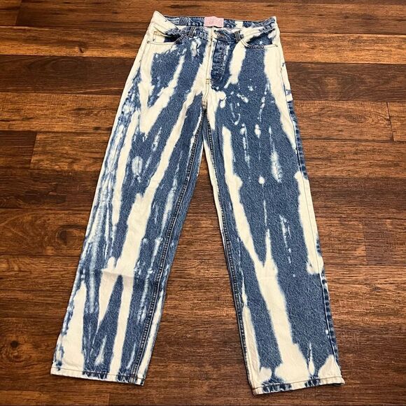 Revice ex boyfriend in bright lights bleach tie dye jeans - Picture 5 of 13